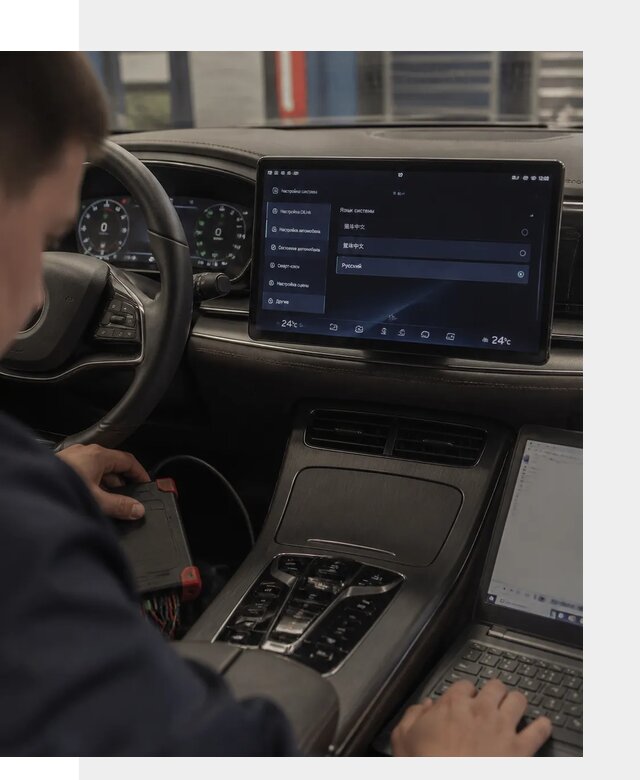 Русификация автомобиля BYD HAN для эксплуатации в Шуе